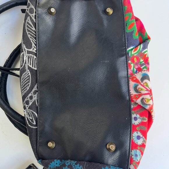 Desigual McBee Bag & Wallet Combo - Multicolor Canvas Crossbody Bag, Used - Picture 4 of 14